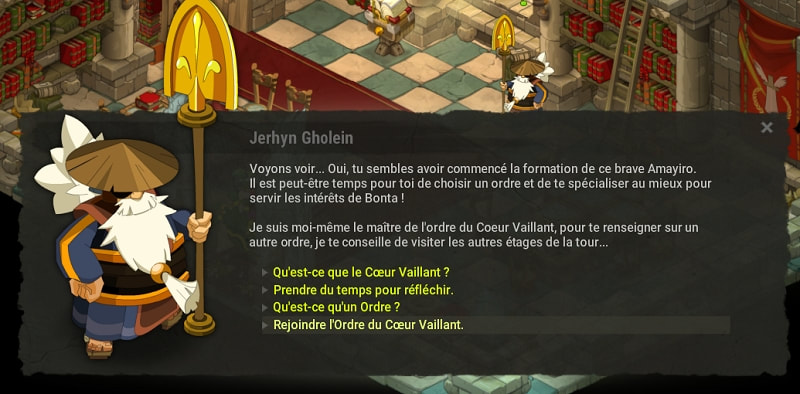 quête Apprentissage : Disciple de Ménalt dofus