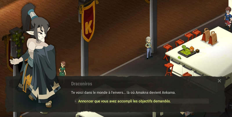 quête Le monde à l'envers dofus