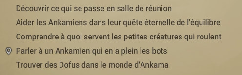 quête Le monde à l'envers dofus