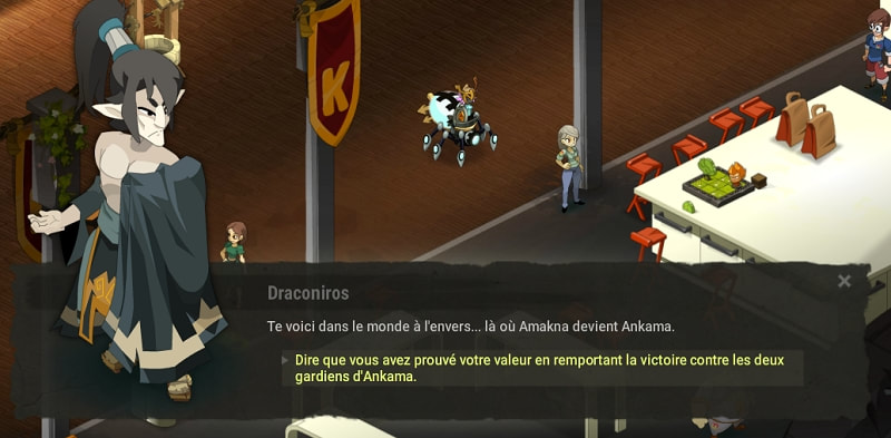 quête Le monde à l'envers dofus