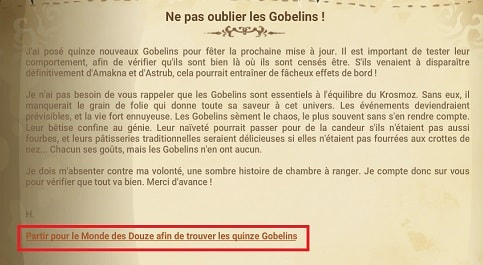 quête La vie en mauve dofus