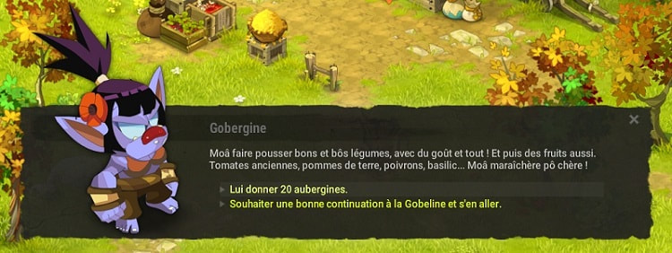 quête La vie en mauve dofus