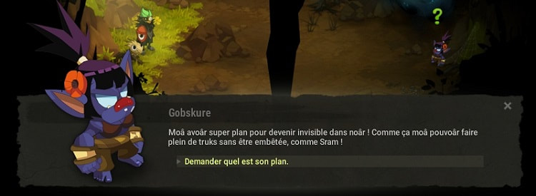 quête La vie en mauve dofus