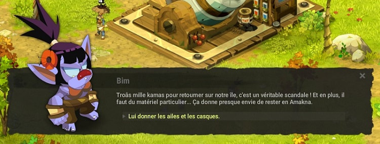 quête La vie en mauve dofus