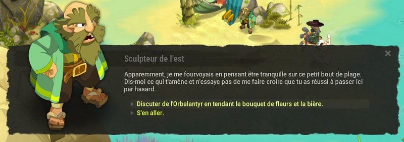 quête En manque d'inspiration dofus