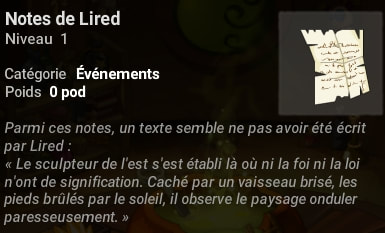 quête En manque d'inspiration dofus