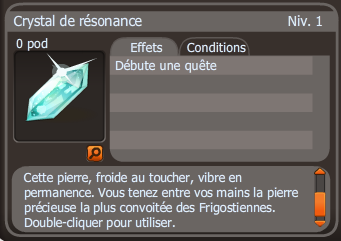 crystal de résonance dofus