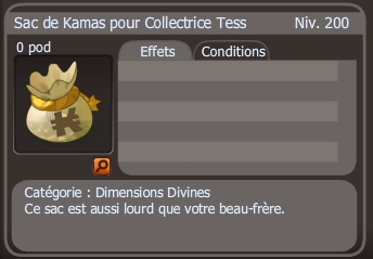 sac de kamas pour collectrice tess