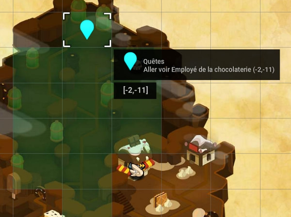 quête Jouer au chocolatier dofus