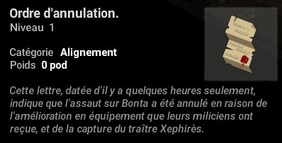 quête Attaque à retardement dofus