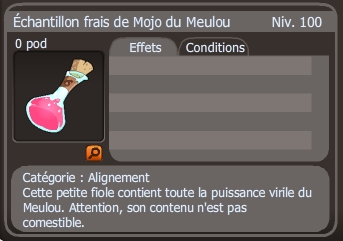 échantillon frais de mojo du meulou