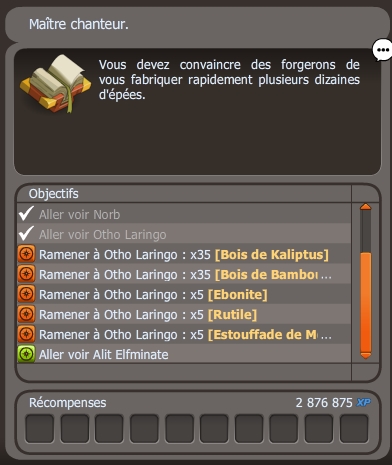 Maître chanteur dofus