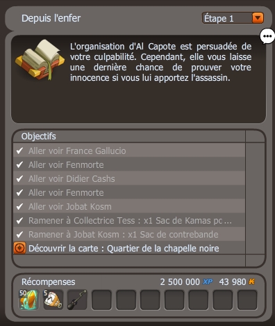 Depuis l'enfer dofus