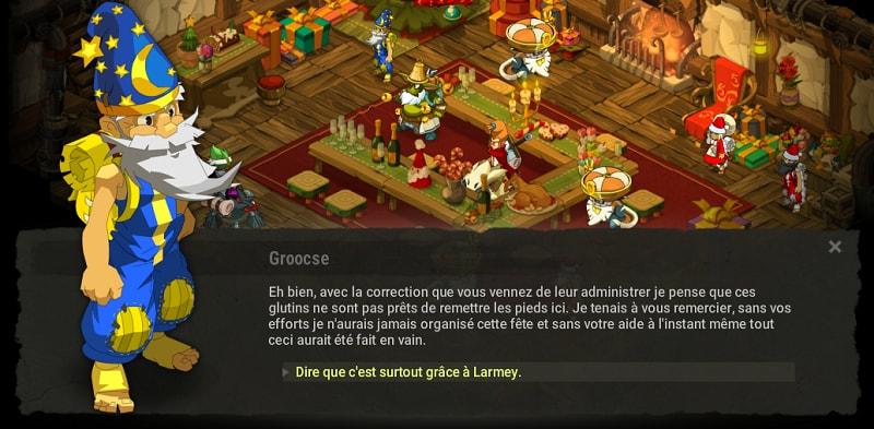 quête Groocse vous souhaite un Joyeux Nowel dofus