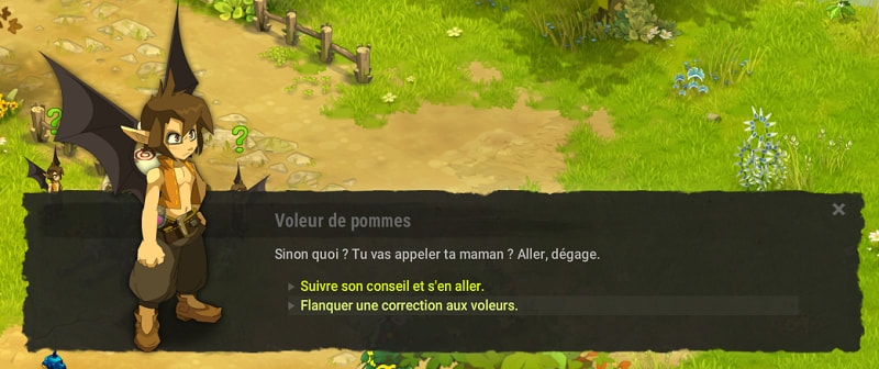 quête C'est pour ta pomme dofus