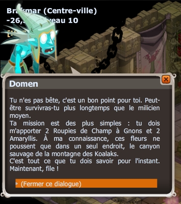 Comploteur malgré lui dofus