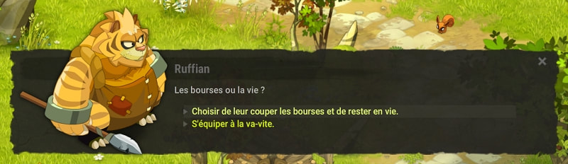 quête Le rebelle de la forêt dofus