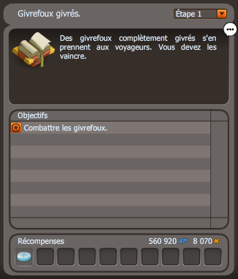 quete Le convoi le sage aussi dofus