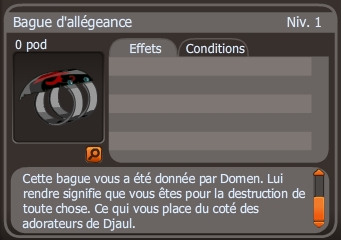 bague d'allégeance