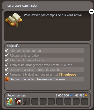 La grosse commission dofus