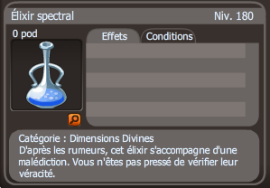 élixir spectral dofus