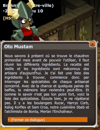 quête Histoires de salaces dofus