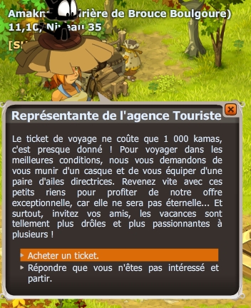 Partir un jour sans retour dofus