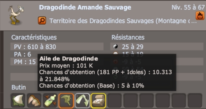 Aile de dragodinde