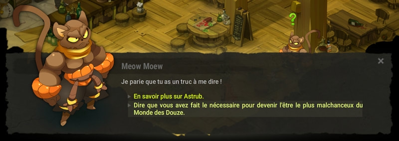 quête Au petit malheur la chance dofus