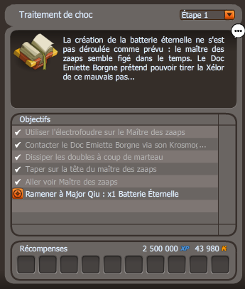 Traitement de choc dofus