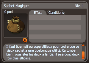 sachet magique dofus