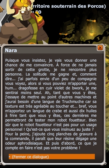 quete Paranoïa aigüe dofus