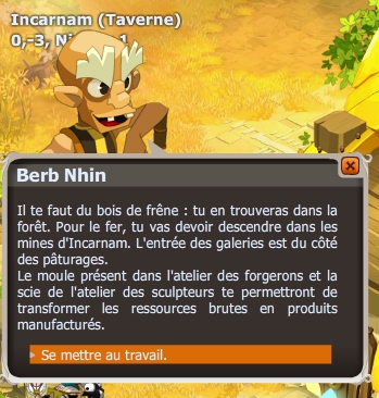 La hache et la pioche dofus