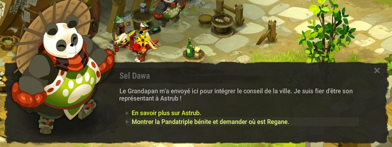 quête Trempette dans un verre d'eau dofus