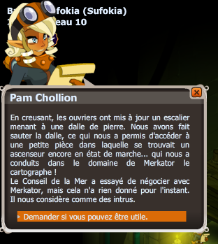 quête Relevez les niveaux dofus