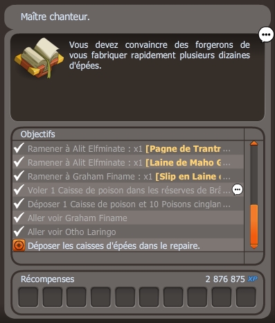 Maître chanteur dofus