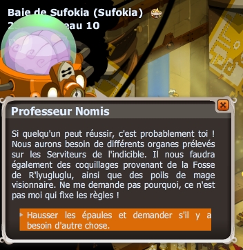 quête Il suffira d'un signe dofus