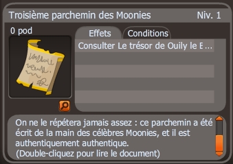 troisième parchemin des Moonies