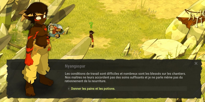 quête La mémoire en lambeaux dofus