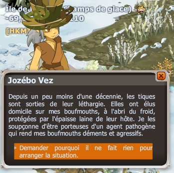 quête Gène et tique dofus