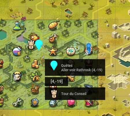 quête au delà de la gloire dofus