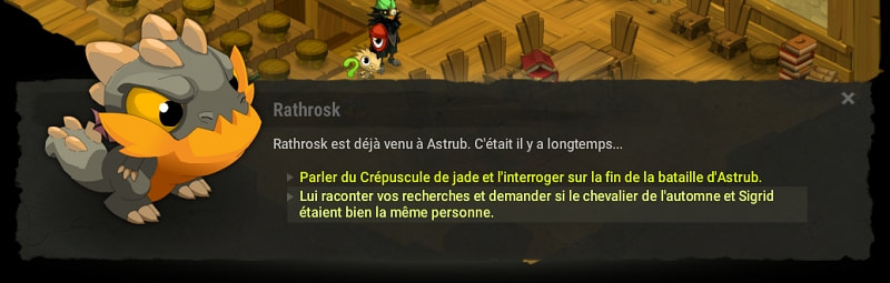 quête au delà de la gloire dofus