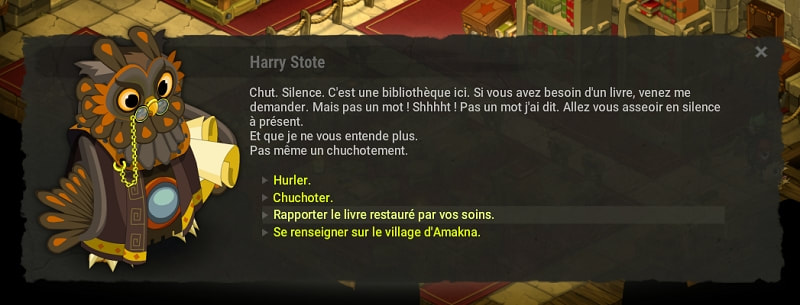 quête au delà de la gloire dofus