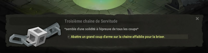 quête Briser ses chaines