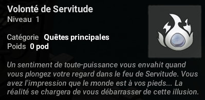 quête Une boite pour les asservir tous