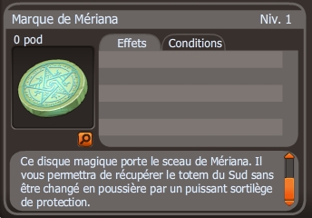 masque de mériana