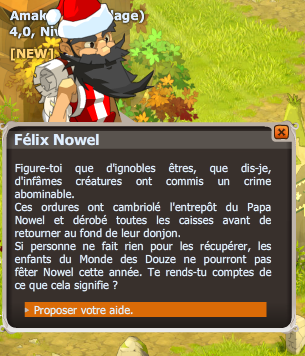 Préparatifs de Nowel dofus