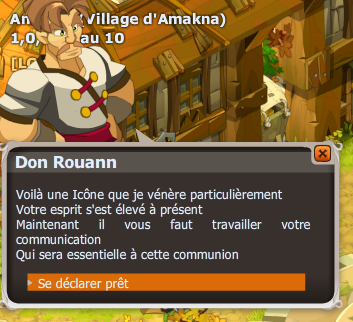 Faire un bisou dofus