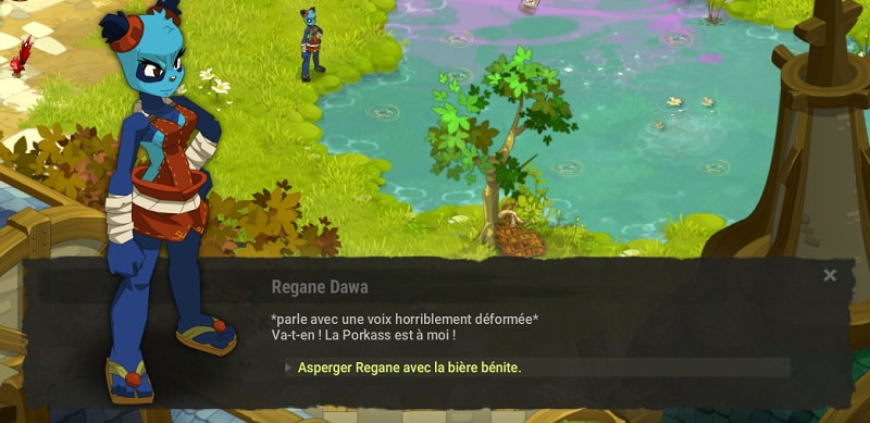 quête Trempette dans un verre d'eau dofus