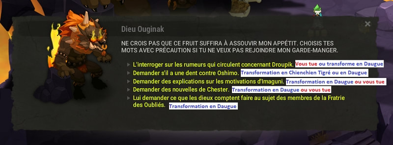 Rencontrer le Dieu Ouginak